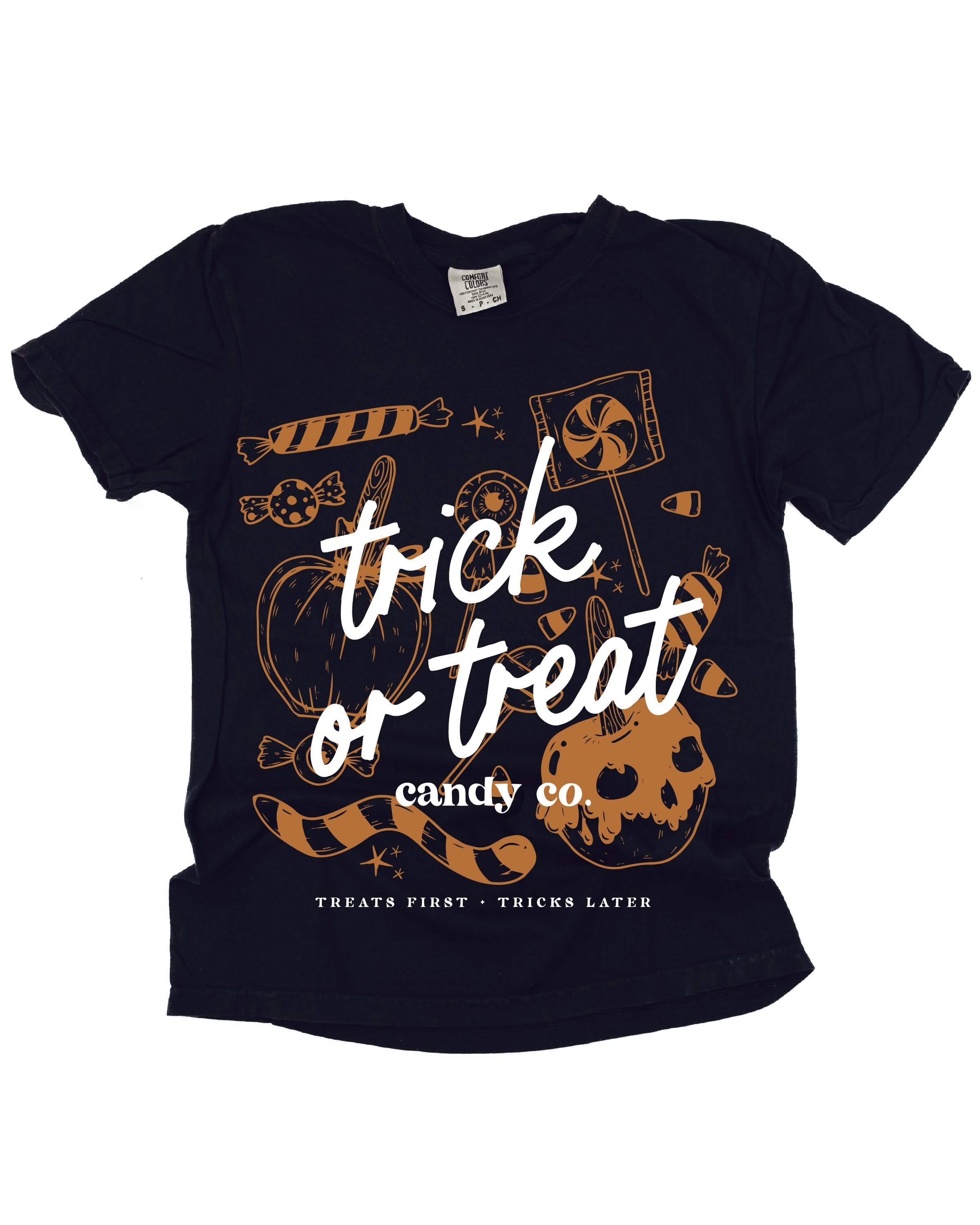 Trick or Treat Candy Co. - Comfort Colors Tee Little Mama Shirt Shop