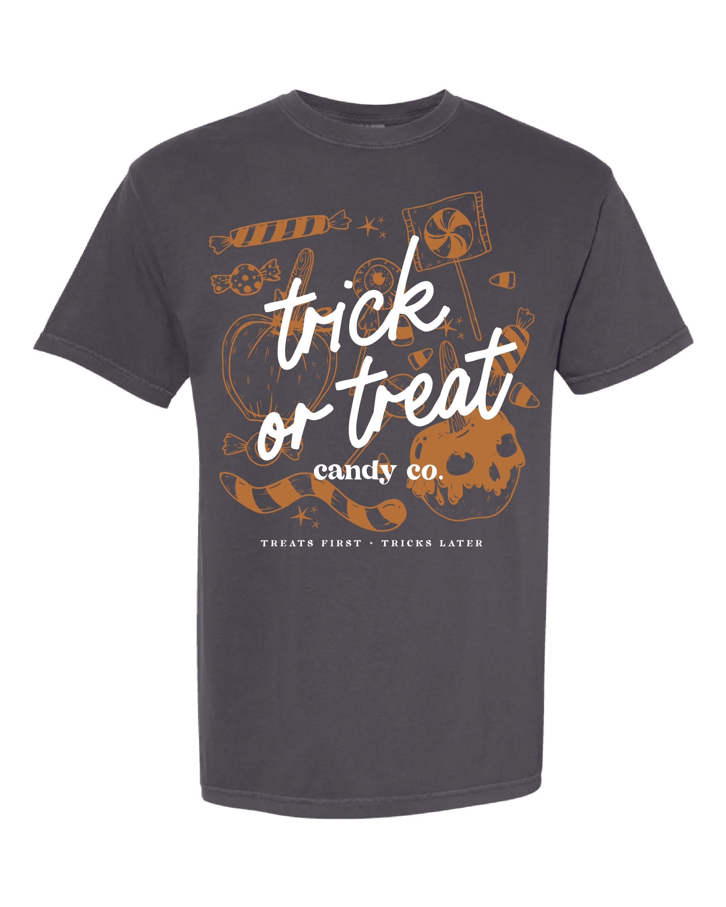 Trick or Treat Candy Co. - Comfort Colors Tee Little Mama Shirt Shop