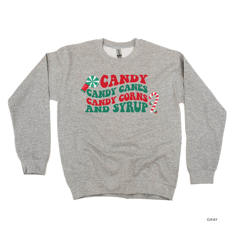 Candy, Candy Canes, Candy Corns And Syrup - BASIC Fleece