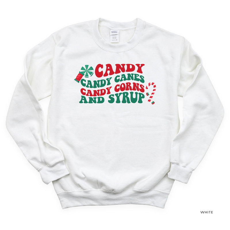 Candy, Candy Canes, Candy Corns And Syrup - BASIC Fleece