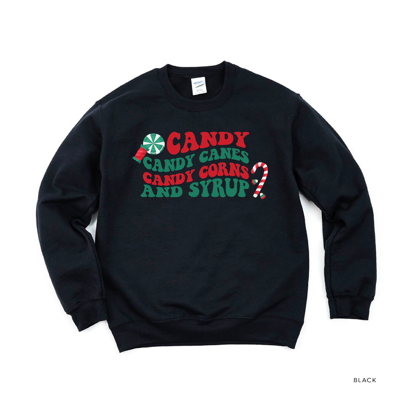 Candy, Candy Canes, Candy Corns And Syrup - BASIC Fleece