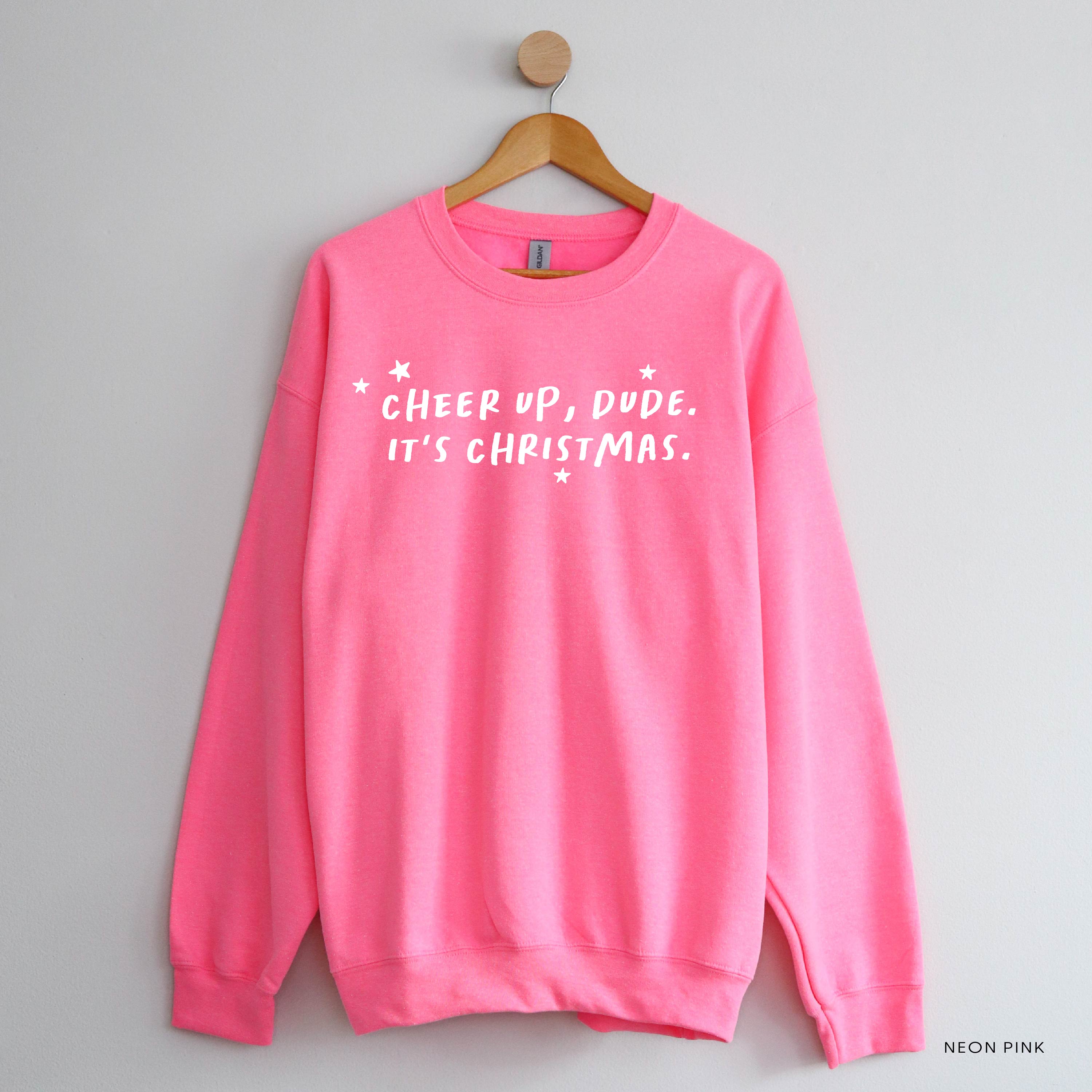 Cheer Up, Dude. It's Christmas. - BASIC Fleece Little Mama Shirt Shop LLC