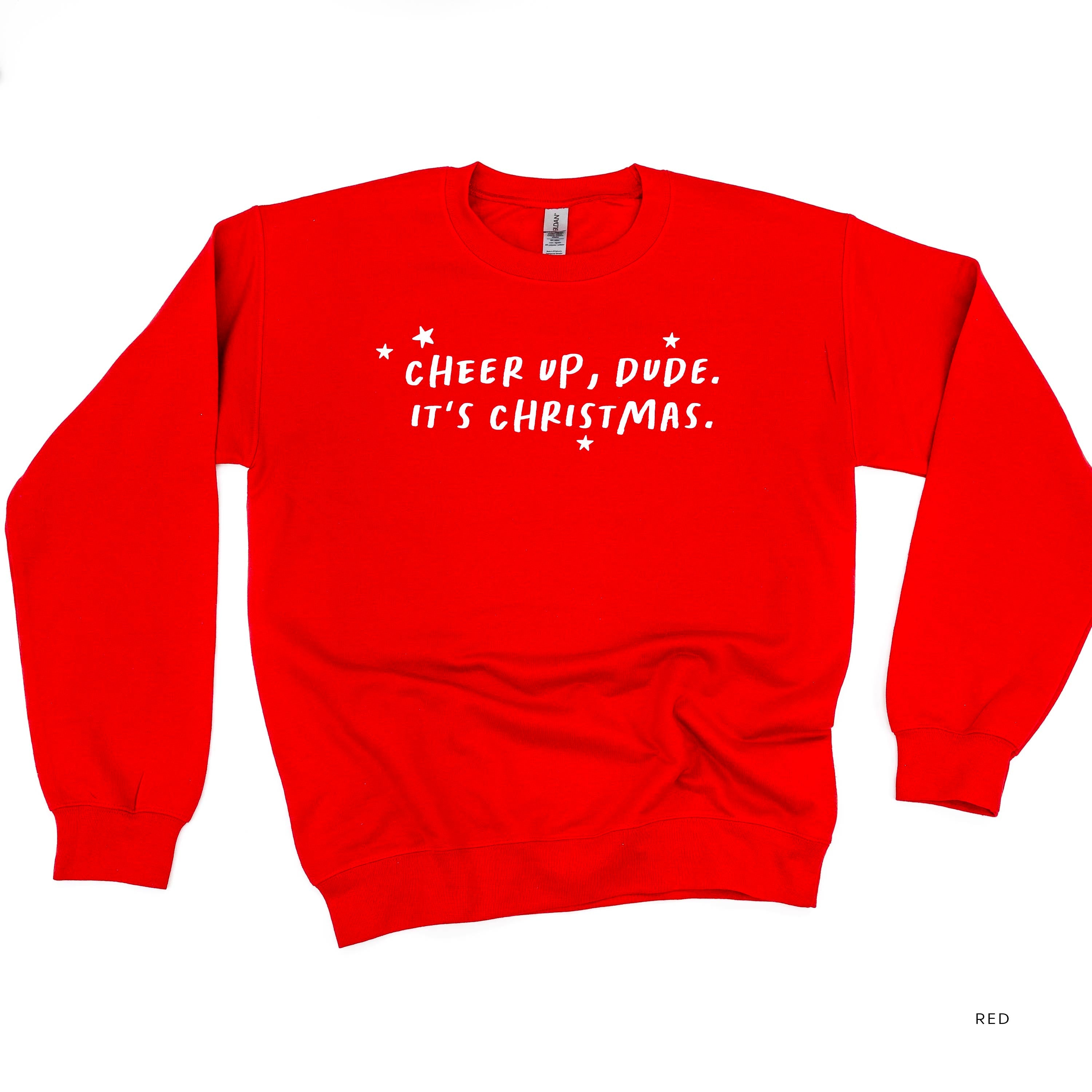 Cheer Up, Dude. It's Christmas. - BASIC Fleece Little Mama Shirt Shop LLC