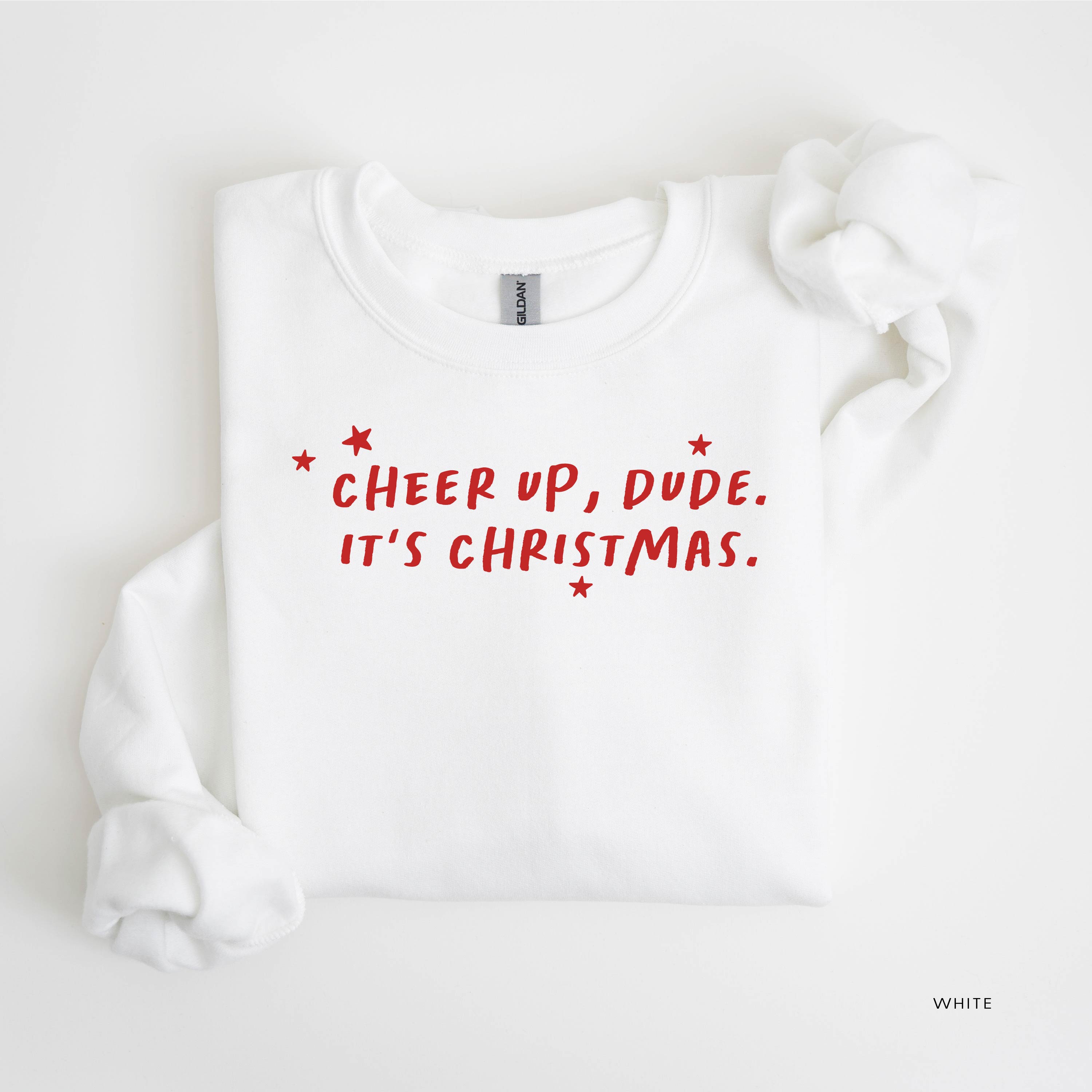 Cheer Up, Dude. It's Christmas. - BASIC Fleece Little Mama Shirt Shop LLC