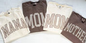 Choose Your Mom Name - Brown Gingham Print - Comfort Colors Tee | Little Mama Shirt Shop Little Mama Shirt Shop LLC