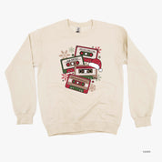 Christmas Cassette Tapes - BASIC Fleece Little Mama Shirt Shop LLC