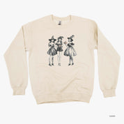 Classy Witches - Basic Fleece Crewneck Little Mama Shirt Shop LLC