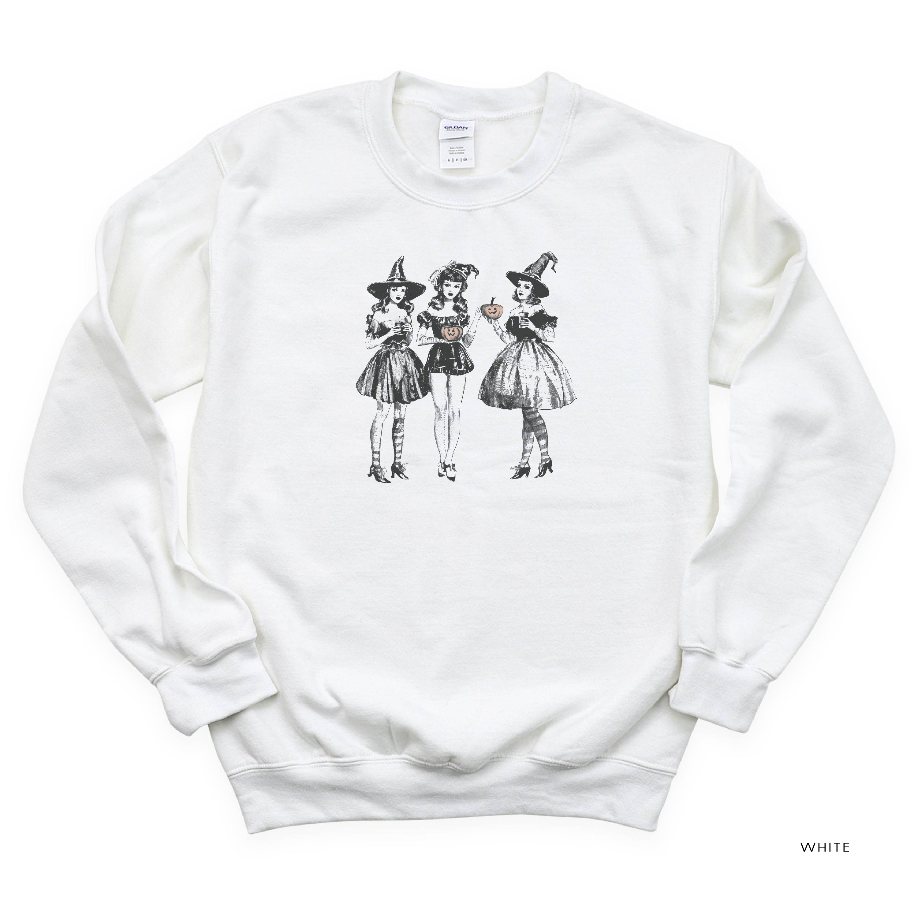 Classy Witches - Basic Fleece Crewneck Little Mama Shirt Shop LLC