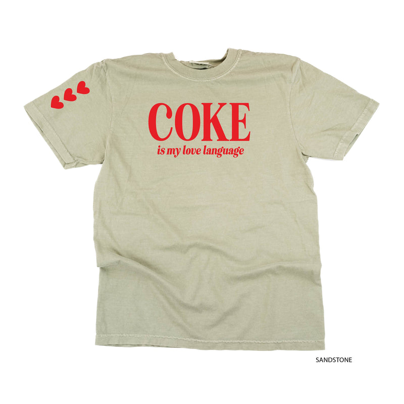 Coke Is My Love Language (sd) - Comfort Colors Tee