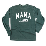 Mama Claus - LONG SLEEVE Comfort Colors Tee Little Mama Shirt Shop