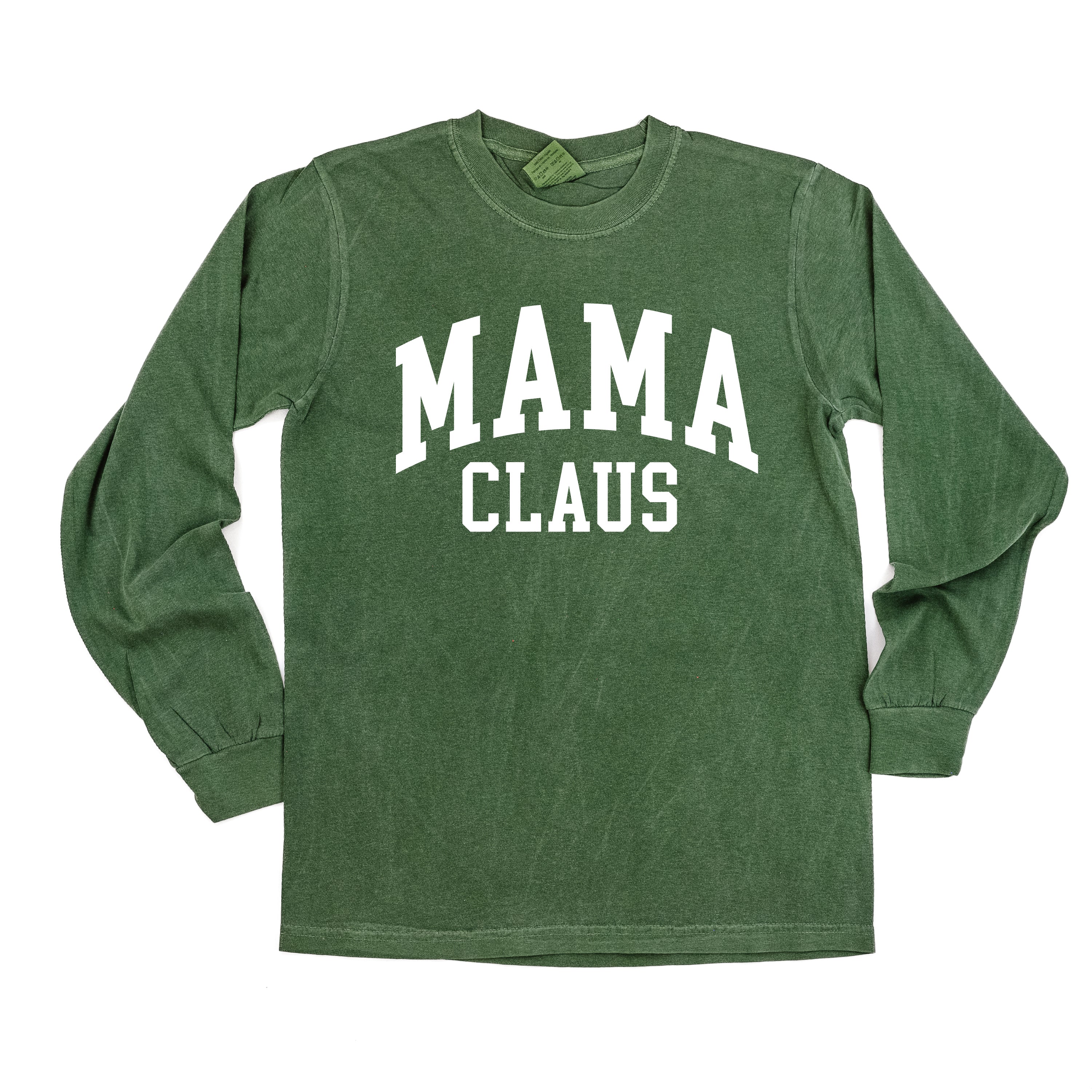 Mama Claus - LONG SLEEVE Comfort Colors Tee Little Mama Shirt Shop