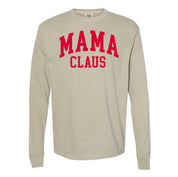 Mama Claus - LONG SLEEVE Comfort Colors Tee Little Mama Shirt Shop