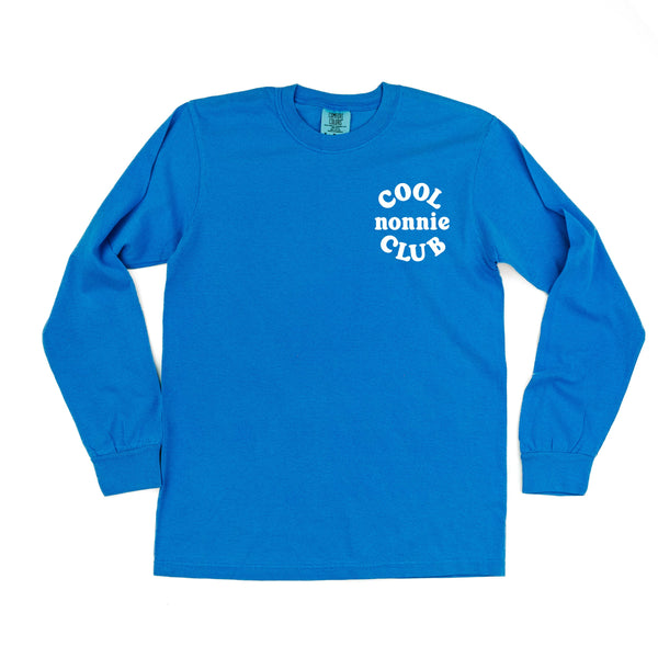 COOL Nonnie CLUB - Pocket Design - LONG SLEEVE COMFORT COLORS TEE