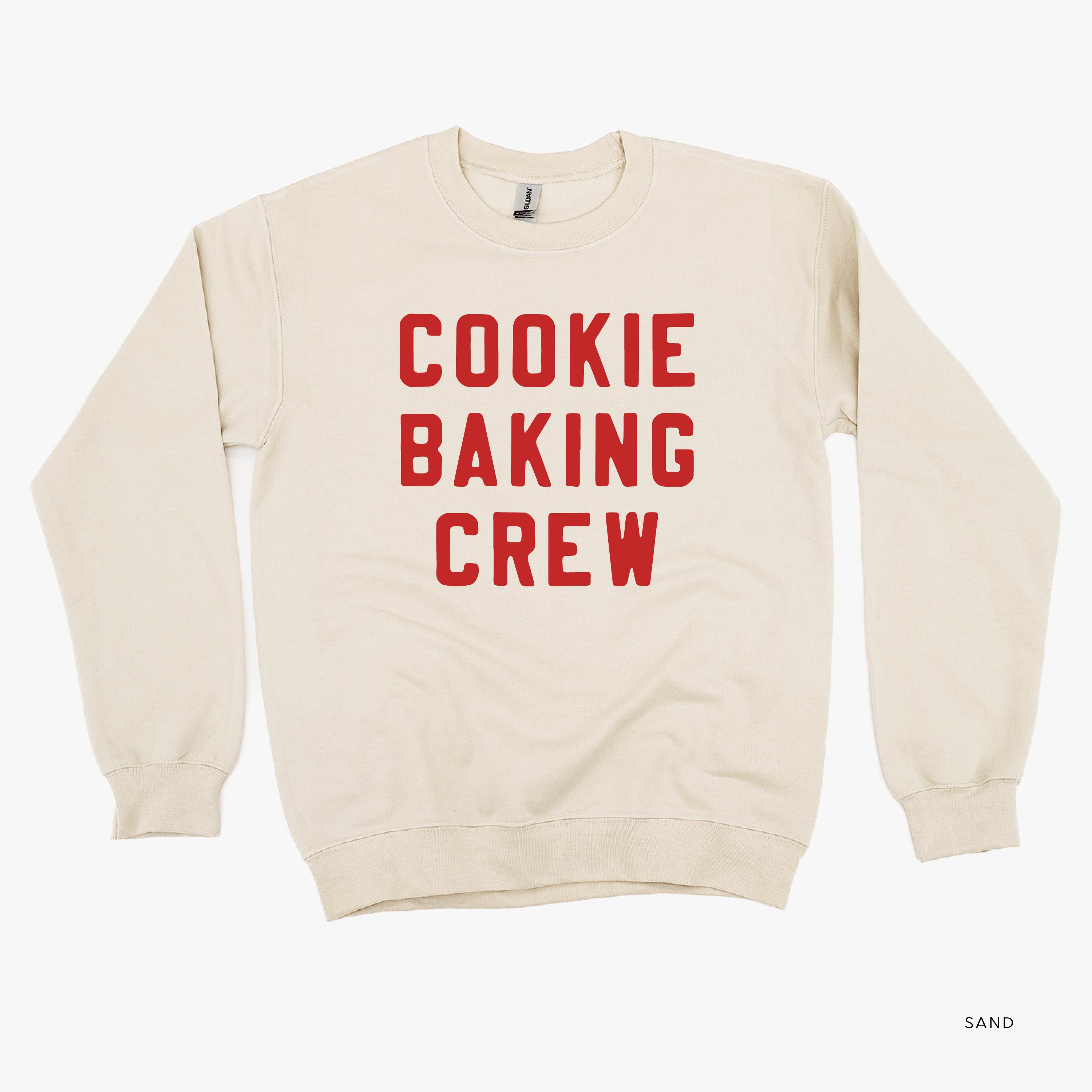 Cookie Baking Crew - Block Font - BASIC Fleece Little Mama Shirt Shop LLC