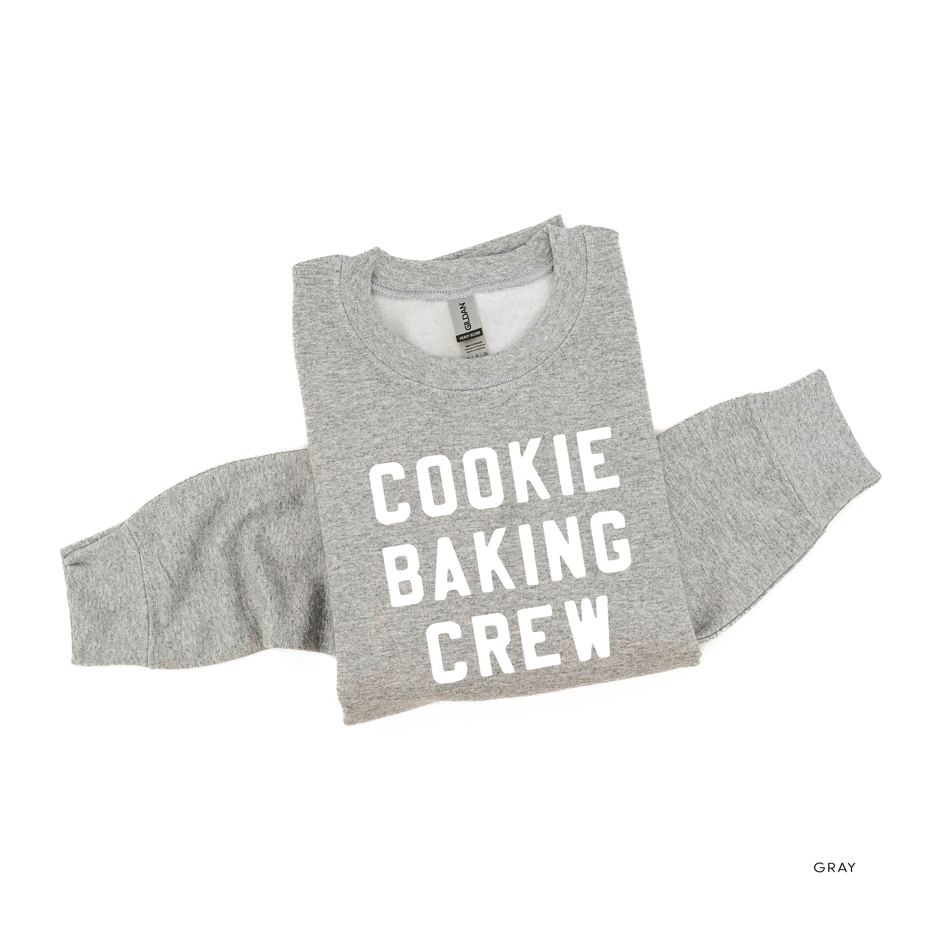 Cookie Baking Crew - Block Font - BASIC Fleece Little Mama Shirt Shop LLC