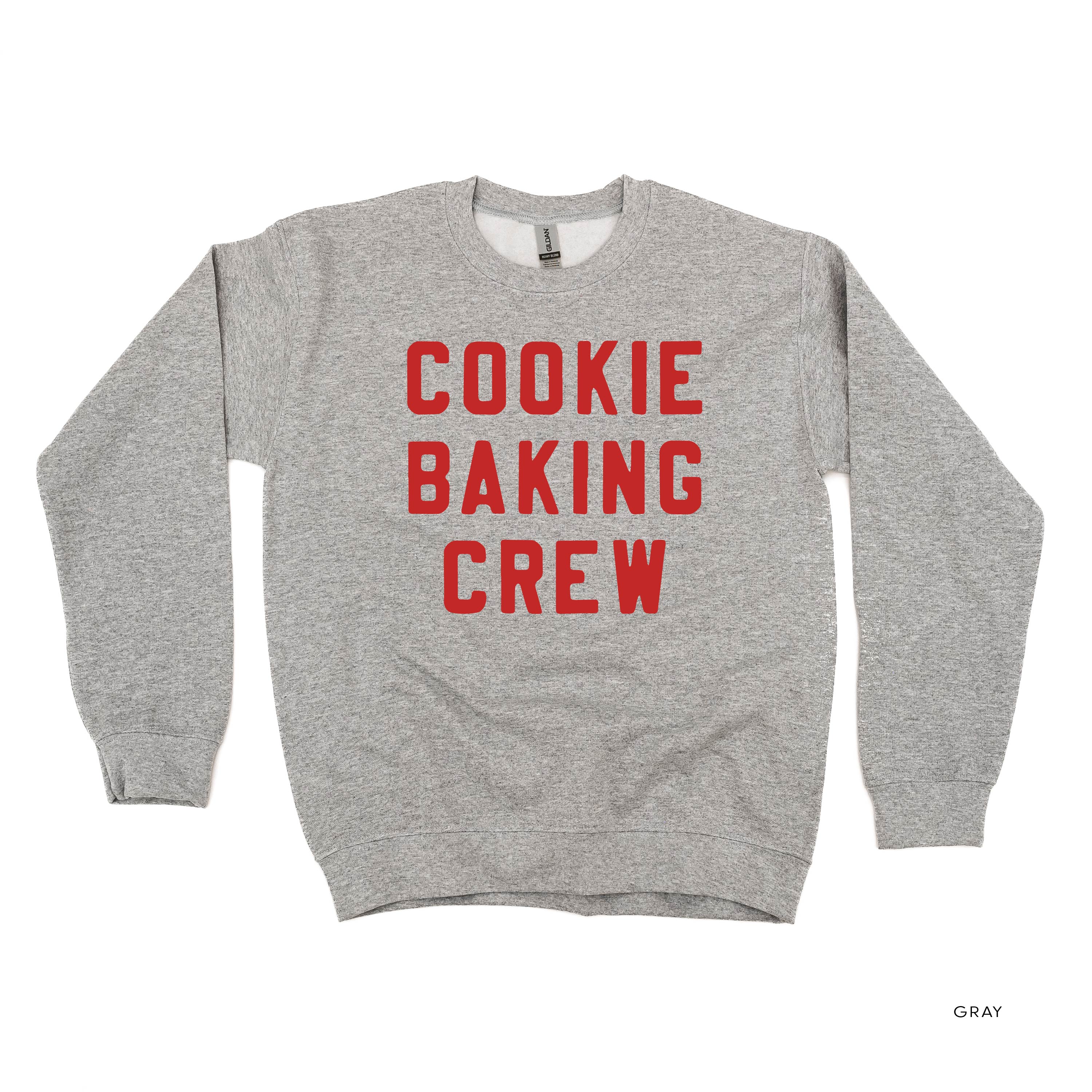 Cookie Baking Crew - Block Font - BASIC Fleece Little Mama Shirt Shop LLC