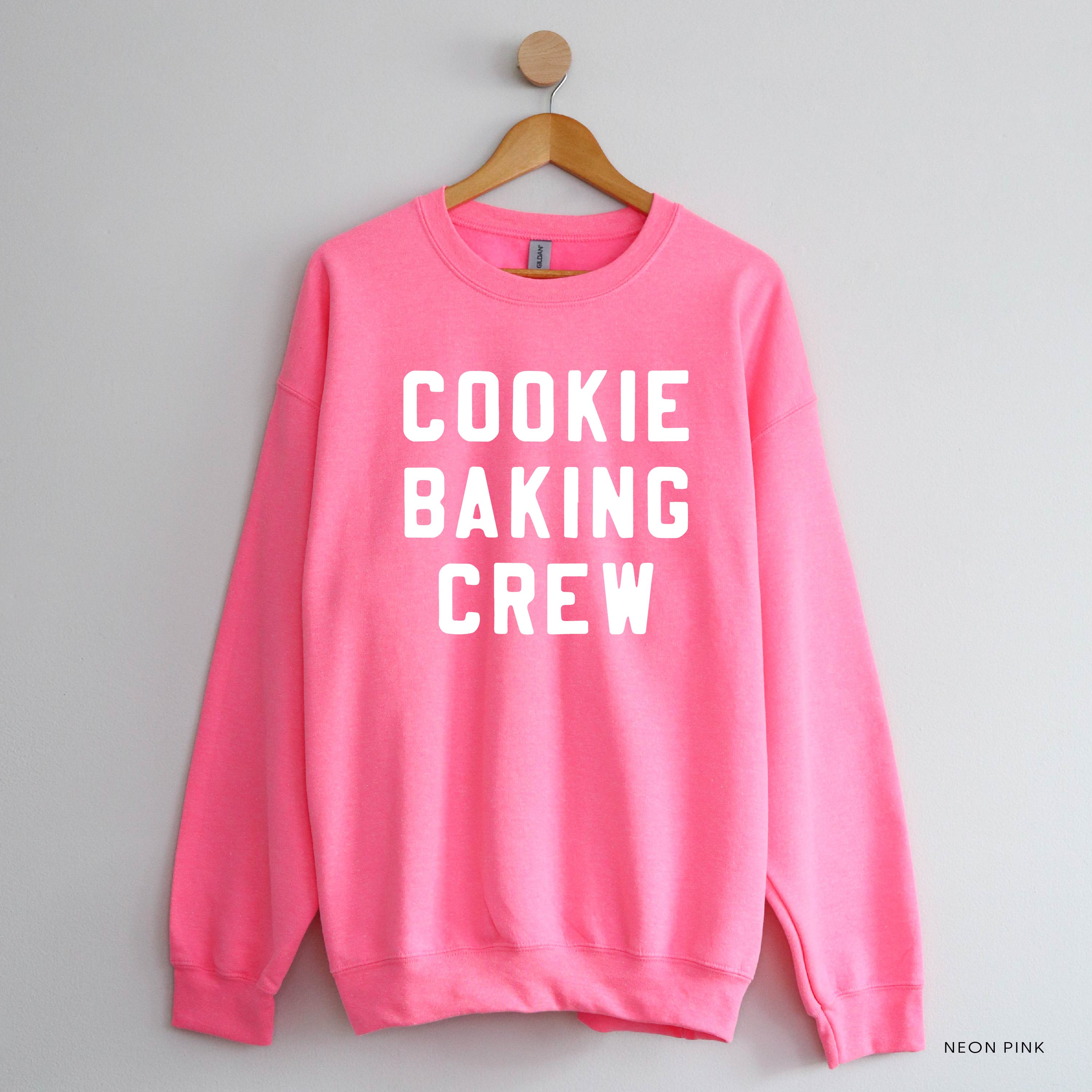 Cookie Baking Crew - Block Font - BASIC Fleece Little Mama Shirt Shop LLC