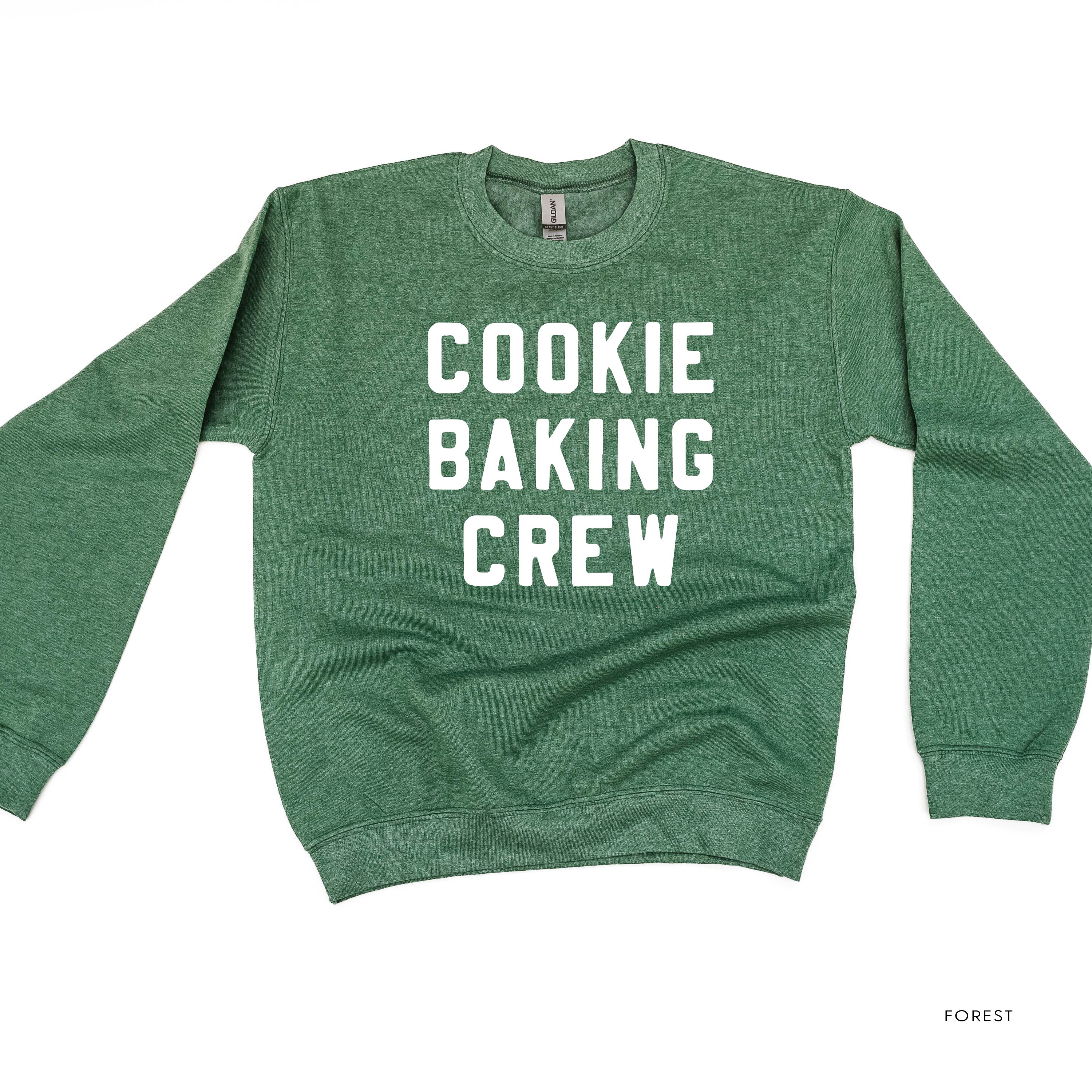 Cookie Baking Crew - Block Font - BASIC Fleece Little Mama Shirt Shop LLC