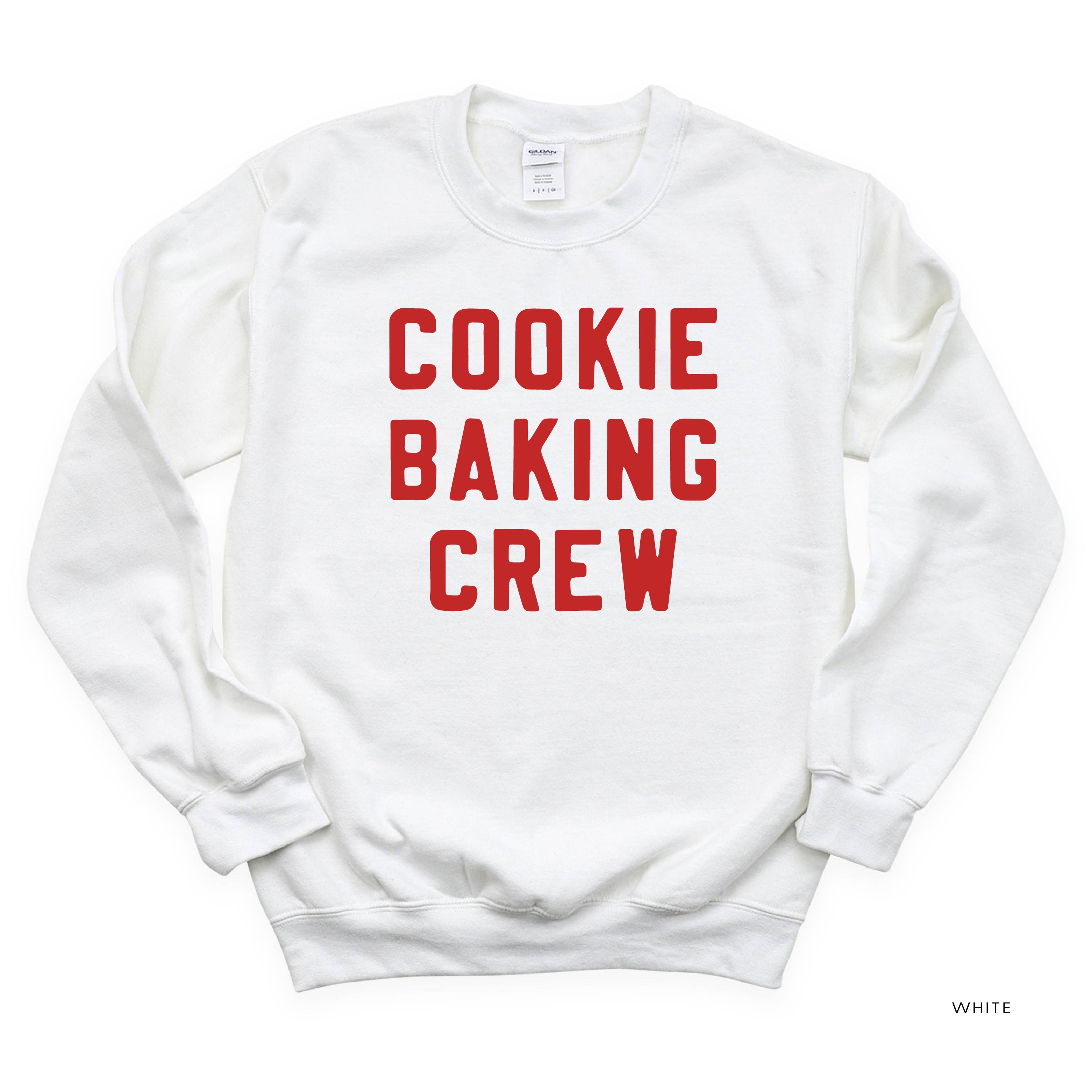 Cookie Baking Crew - Block Font - BASIC Fleece Little Mama Shirt Shop LLC