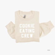 Cookie Eating Crew - Block Font - BASIC Fleece Little Mama Shirt Shop LLC