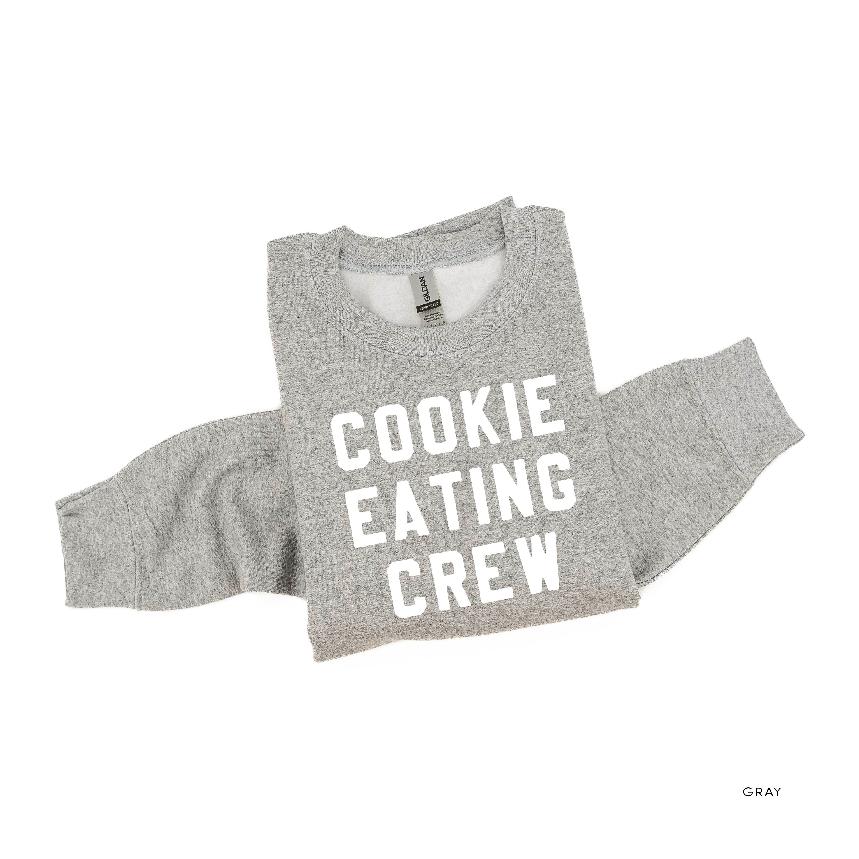 Cookie Eating Crew - Block Font - BASIC Fleece Little Mama Shirt Shop LLC