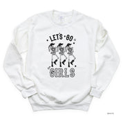 Cowgirl Skellies - Let's Go Girls - Basic Fleece Crewneck Little Mama Shirt Shop LLC