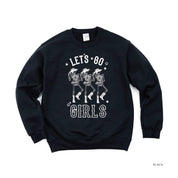 Cowgirl Skellies - Let's Go Girls - Basic Fleece Crewneck Little Mama Shirt Shop LLC