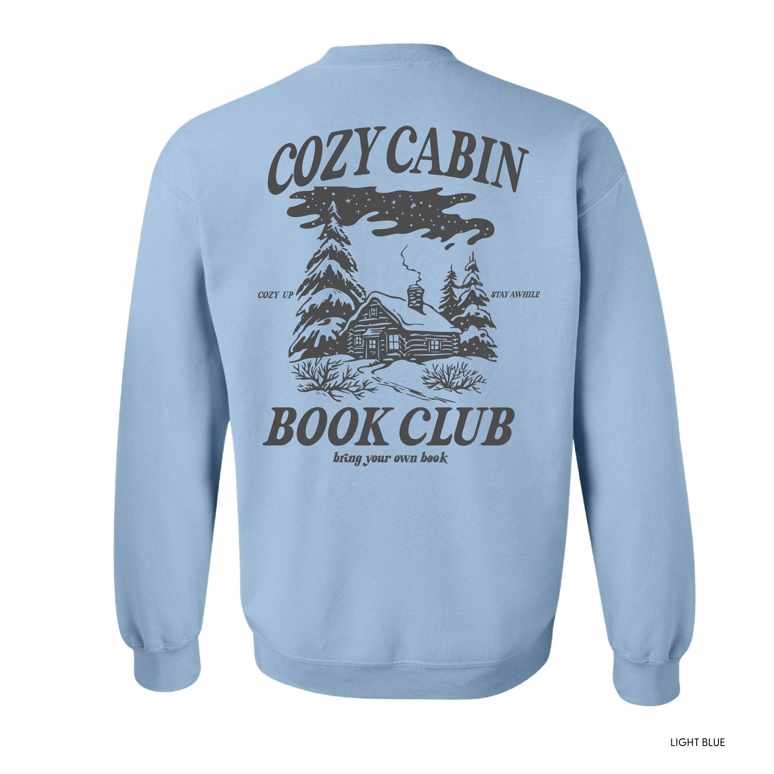 Cozy Cabin Book Club (pf&b) - BASIC Fleece Little Mama Shirt Shop LLC