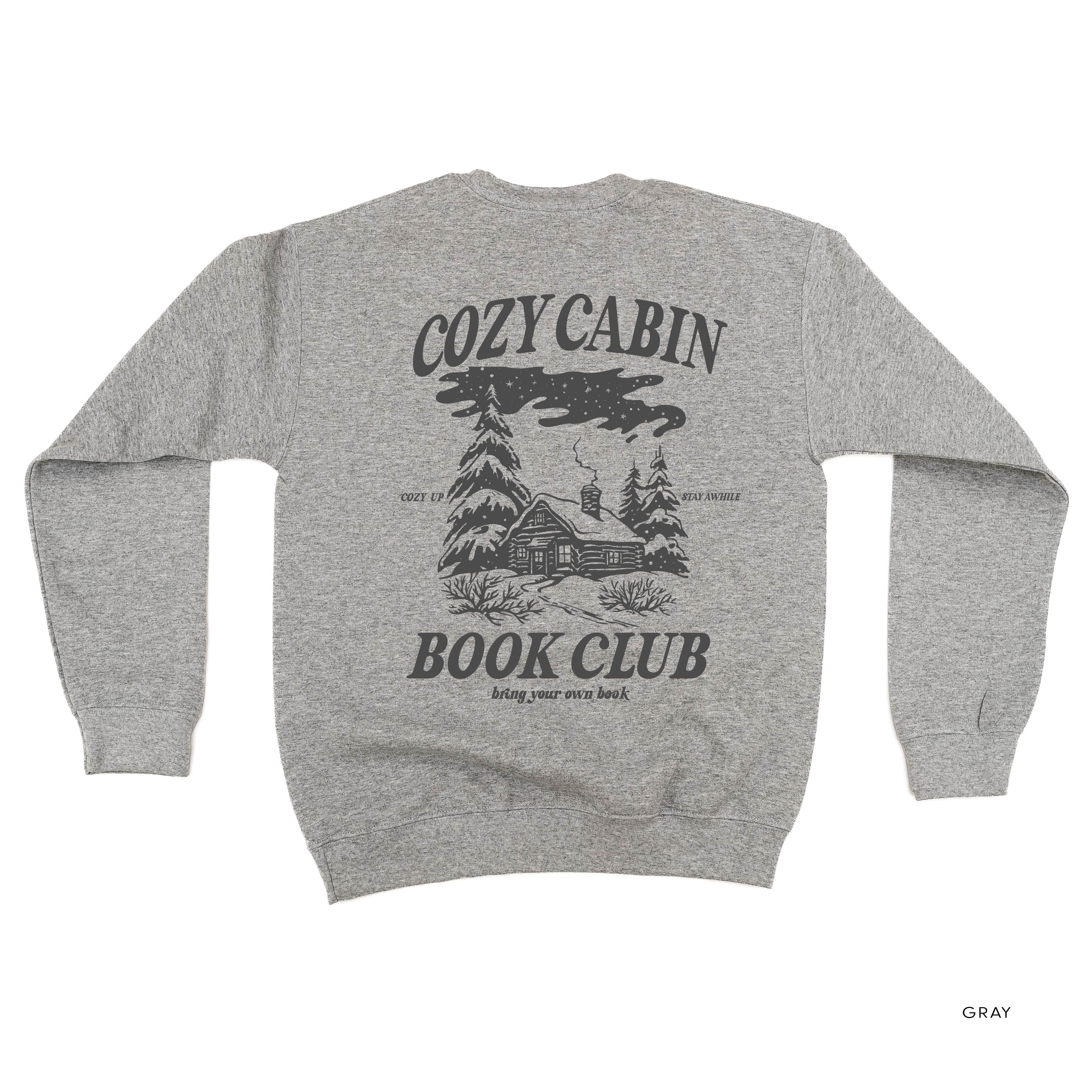 Cozy Cabin Book Club (pf&b) - BASIC Fleece Little Mama Shirt Shop LLC
