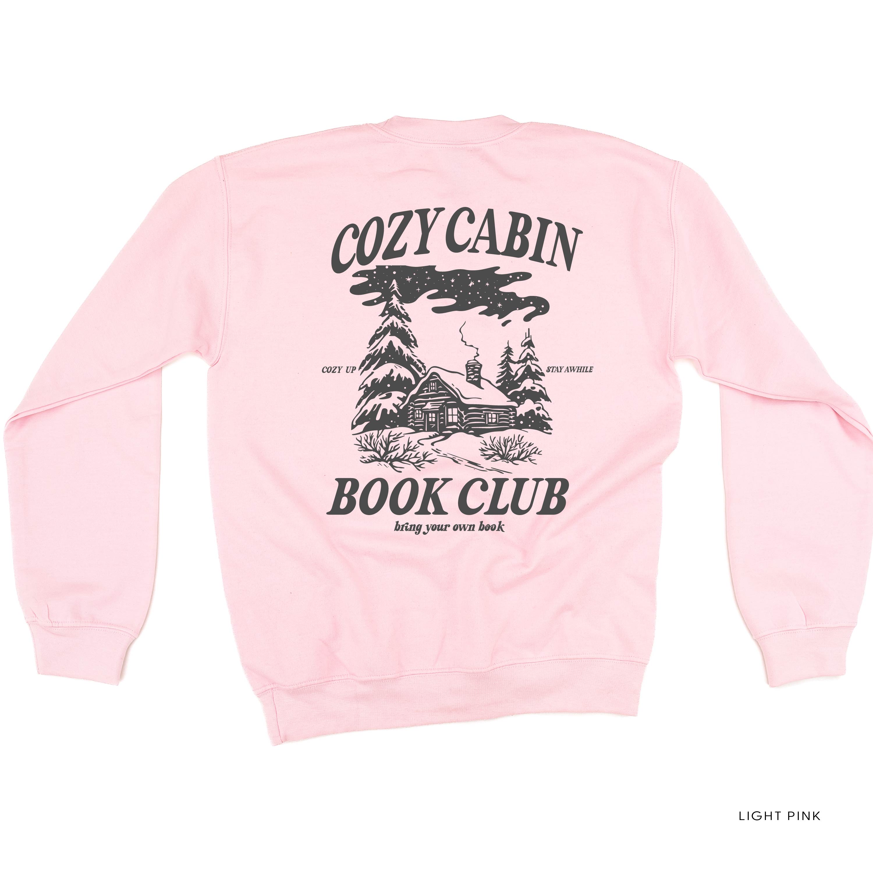 Cozy Cabin Book Club (pf&b) - BASIC Fleece Little Mama Shirt Shop LLC