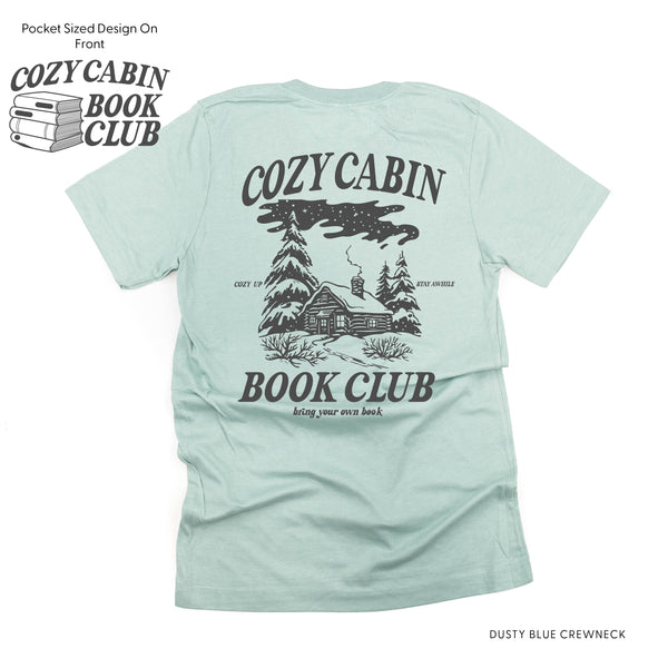 Cozy Cabin Book Club (pf&b) - Unisex Tee