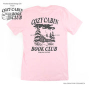 Cozy Cabin Book Club (pf&b) - Unisex Tee Little Mama Shirt Shop