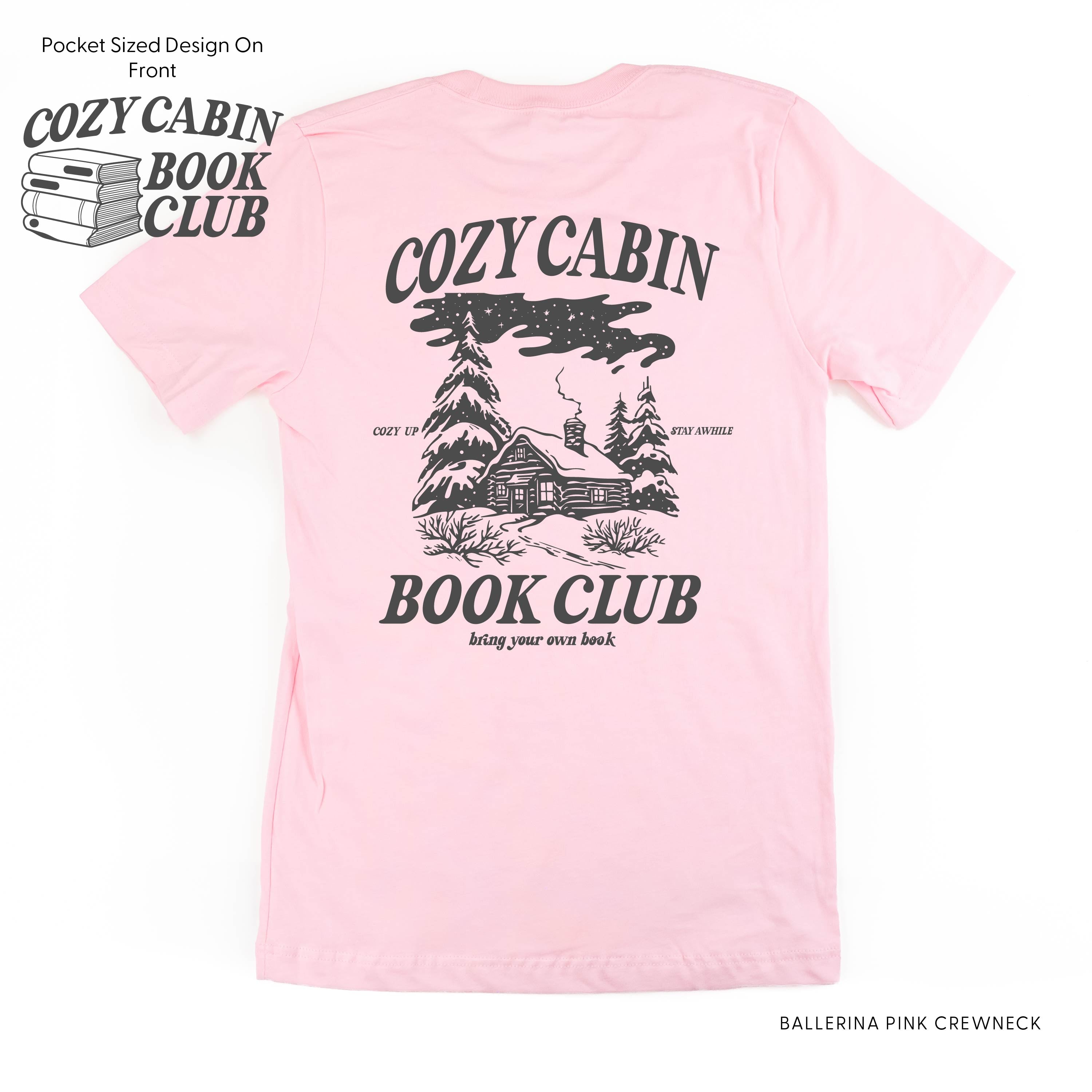 Cozy Cabin Book Club (pf&b) - Unisex Tee Little Mama Shirt Shop