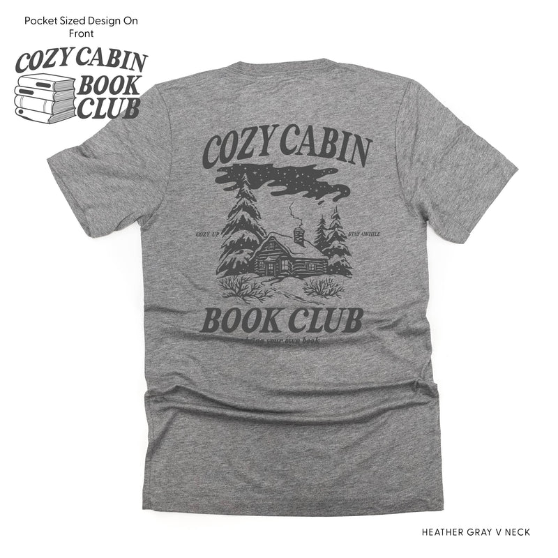 Cozy Cabin Book Club (pf&b) - Unisex Tee