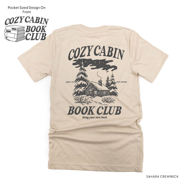 Cozy Cabin Book Club (pf&b) - Unisex Tee