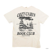 Cozy Cabin Book Club (pf&b)- Comfort Colors Tee Little Mama Shirt Shop
