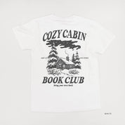 Cozy Cabin Book Club (pf&b)- Comfort Colors Tee Little Mama Shirt Shop