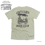 Cozy Cabin Book Club (pf&b)- Comfort Colors Tee Little Mama Shirt Shop