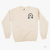 Crazy Cat Lady - POCKET DESIGN - Basic Fleece Crewneck Little Mama Shirt Shop LLC