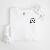Crazy Cat Lady - POCKET DESIGN - Basic Fleece Crewneck Little Mama Shirt Shop LLC