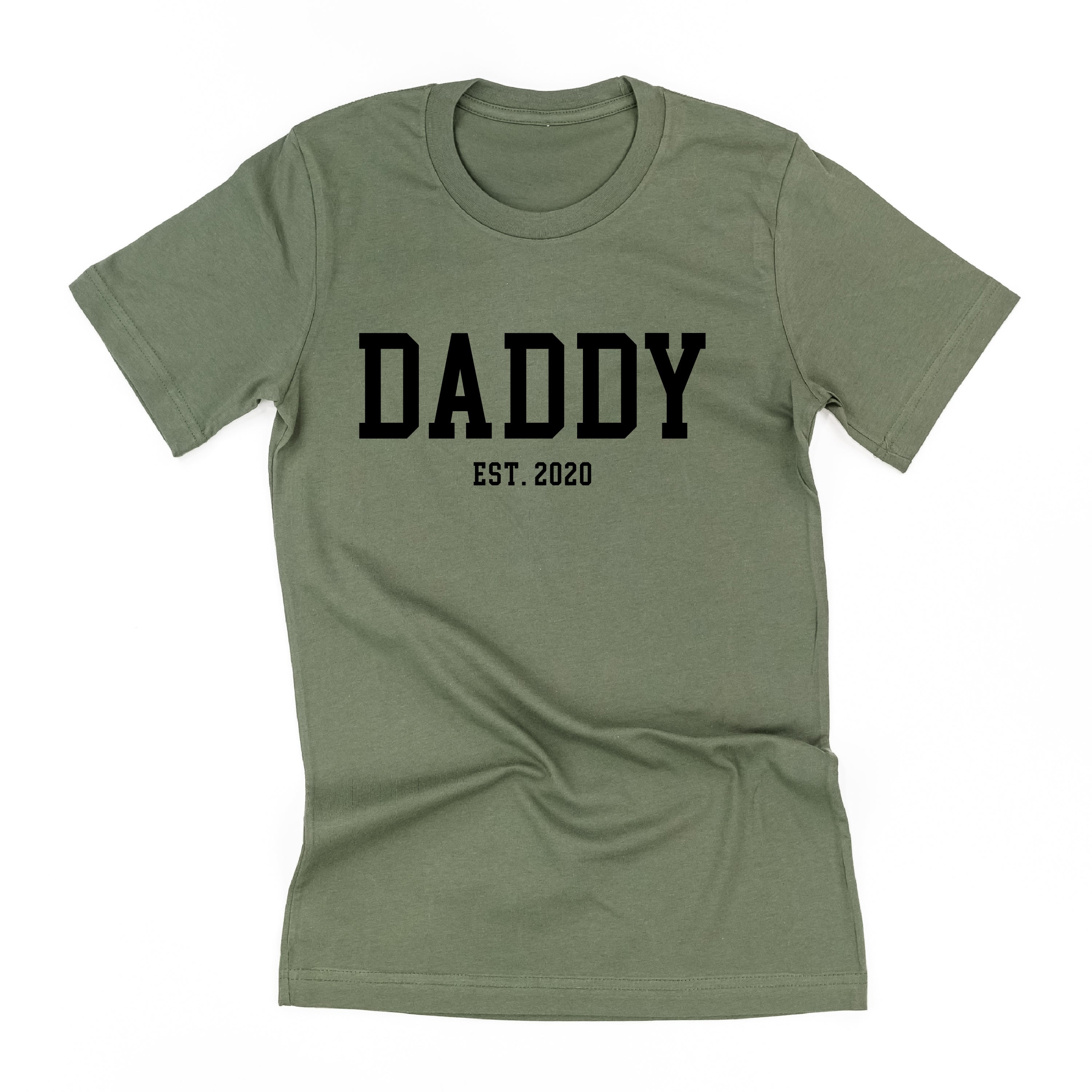 Daddy - Est. (Select Your Year) - Unisex Tee Little Mama Shirt Shop