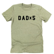 DAD x (Child Number) - Unisex Tee Little Mama Shirt Shop