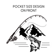 Mountain Fish & Pole - Fish On (pf&b) - Child LONG SLEEVE Tee Little Mama Shirt Shop