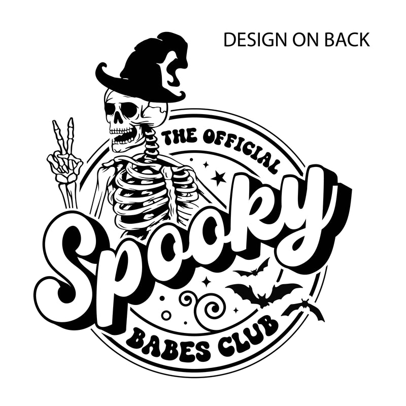 The Official Spooky Babes Club - Pocket Design on Front w/ Full Design on Back - Child Hoodie