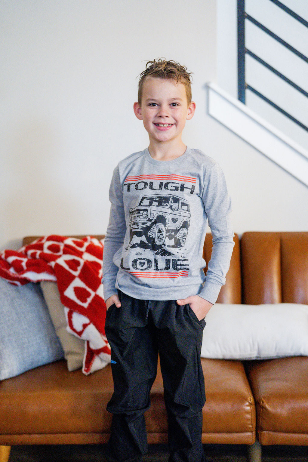 Tough Love Bronco - Child Long Sleeve Tee Little Mama Shirt Shop