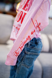 I Love You, It's Ruining My Life (sd & bd) - Child Pink LONG SLEEVE Tee Little Mama Shirt Shop