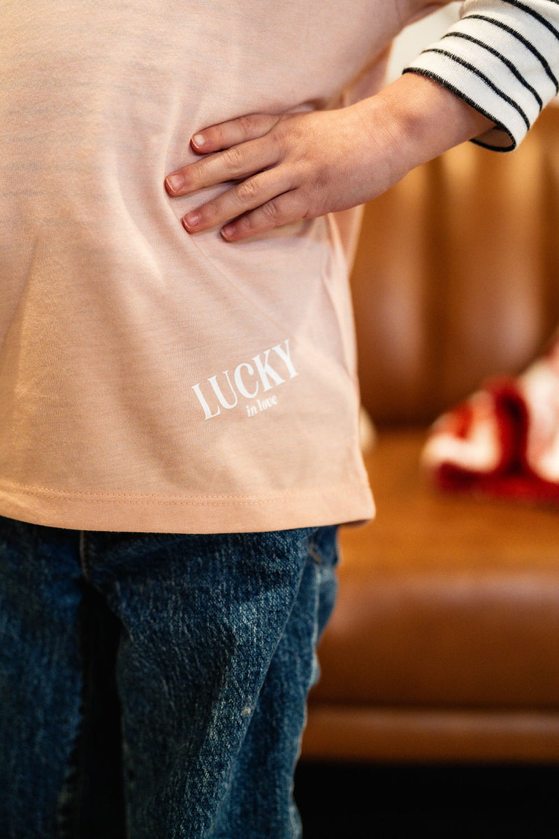 Lucky In Love - Dice (center & hd & b) - Child Tee