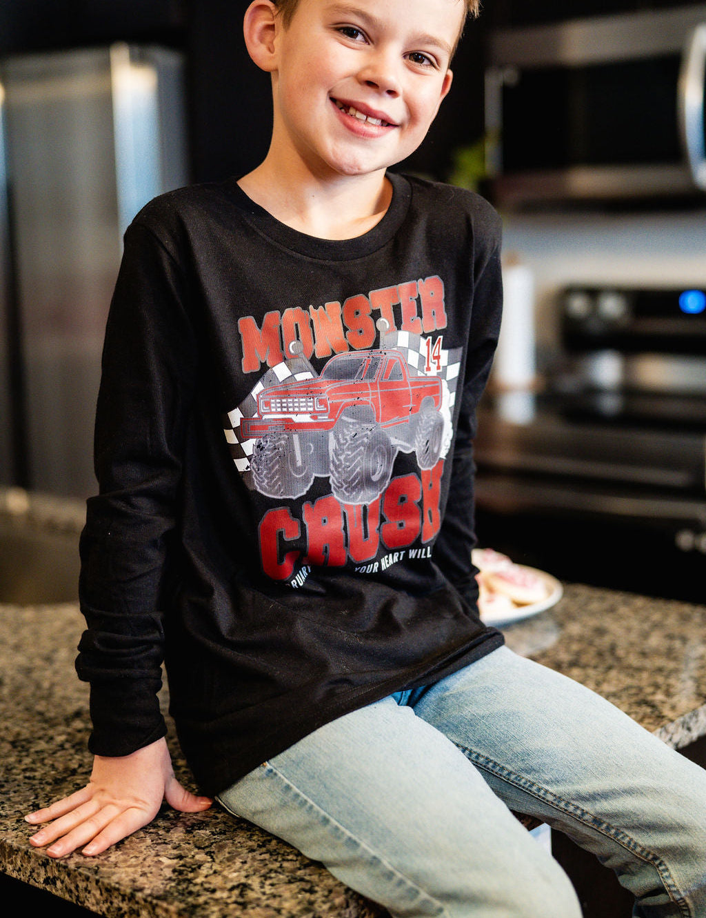Monster Crush - Child Long Sleeve Tee Little Mama Shirt Shop