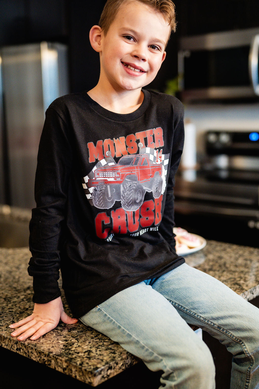 Monster Crush - Child Long Sleeve Tee Little Mama Shirt Shop