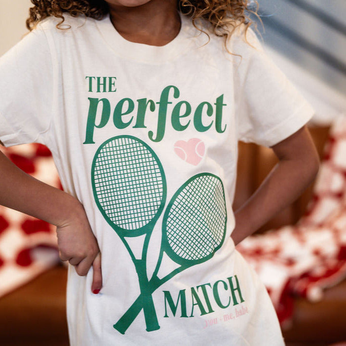 Tennis - The Perfect Match - Child Tee Little Mama Shirt Shop